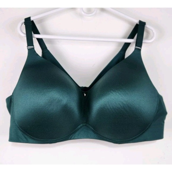 Cacique Other - Cacique Lane Bryant Emerald Green Lightly Lined No Wire Bra 46DD Bra